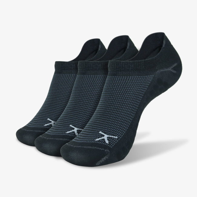 AdaptSoc Pro No Show 3-Pack - Performance Socks
